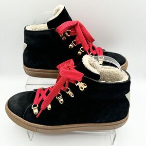 Rogue Matilda Ziggy Women's Size Euro 40 Sneakers Shoes Black Suede Fleece Lined